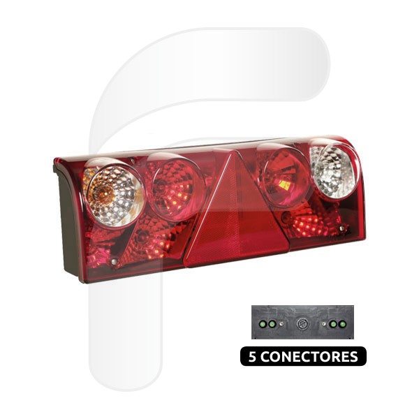 REAR LAMPS REAR LAMPS WITH TRIANGLE WITH LICENSE PLATE LIGHT EUROPOINT LL LEFT